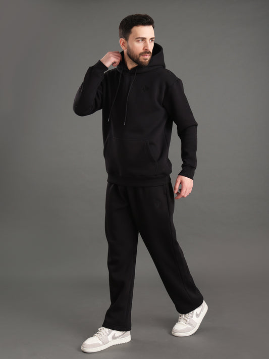 Core Essential Oversized Hoodie ( Black)
