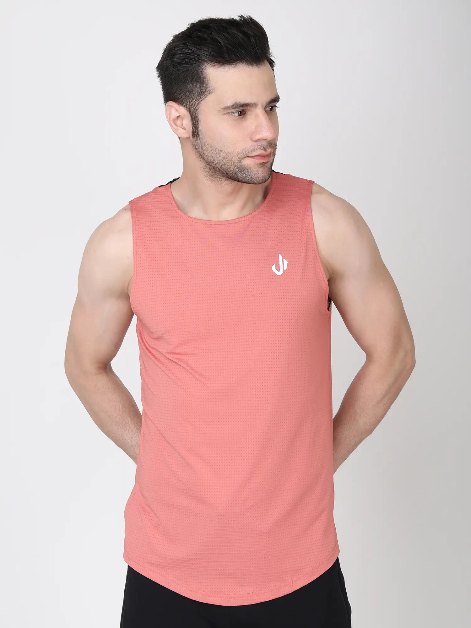 Jeffa Mesh Motion Vest in Coral