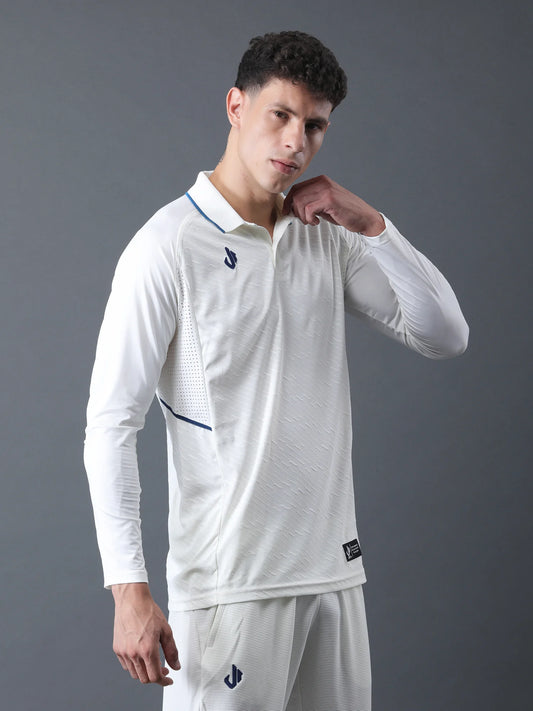 Elite Pro Cricket Whites Tshirt (Full)