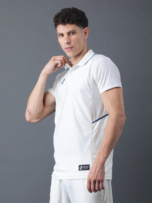 Elite Pro Cricket Whites Tshirt (Half)