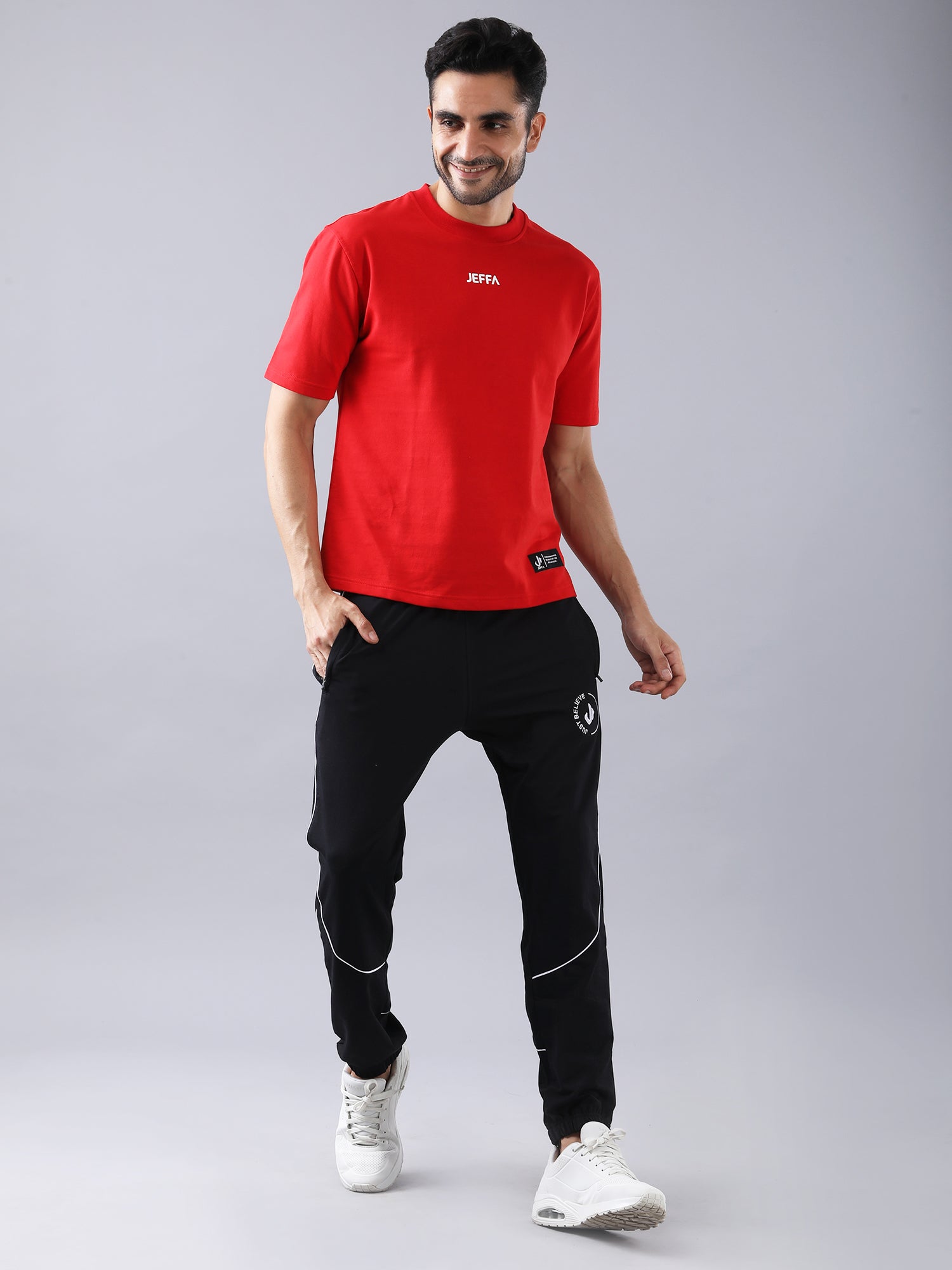 Cotton Track Pants Black