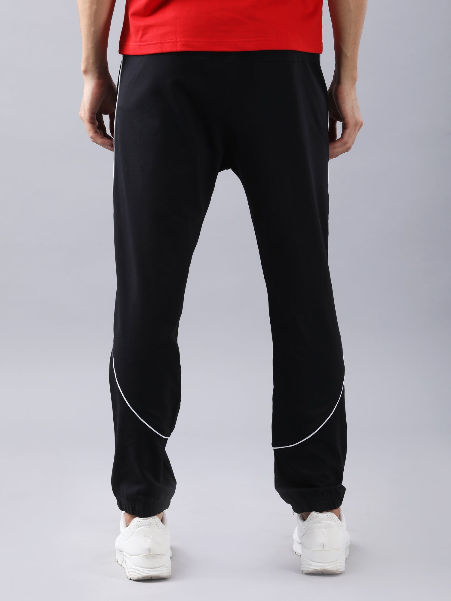 Cotton Track Pants Black