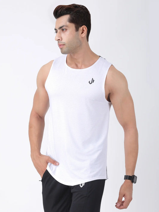 WHITE MESH MOTION VEST