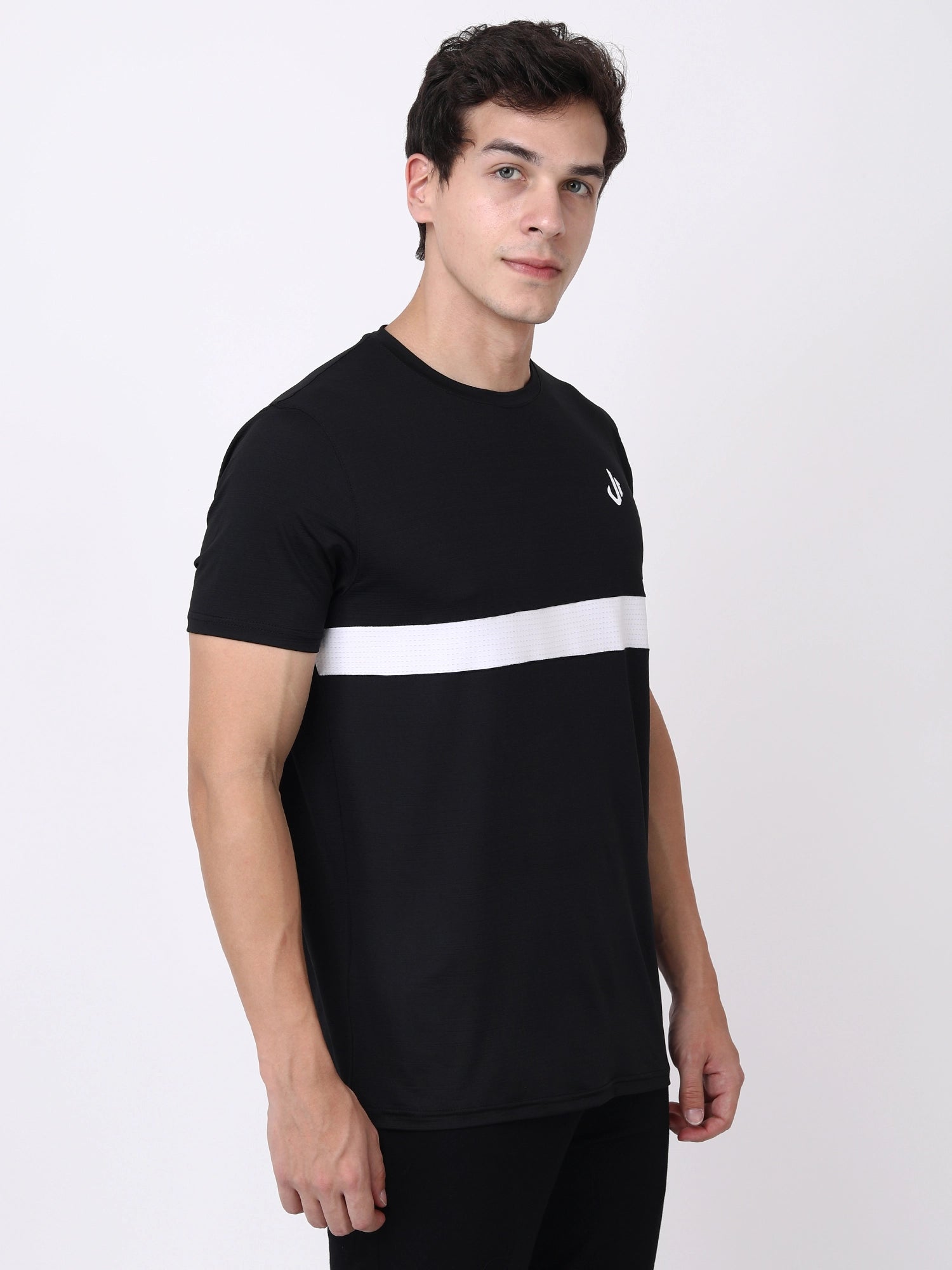 Buy Black Active Pro T-shirt For Men Online – JEFFA