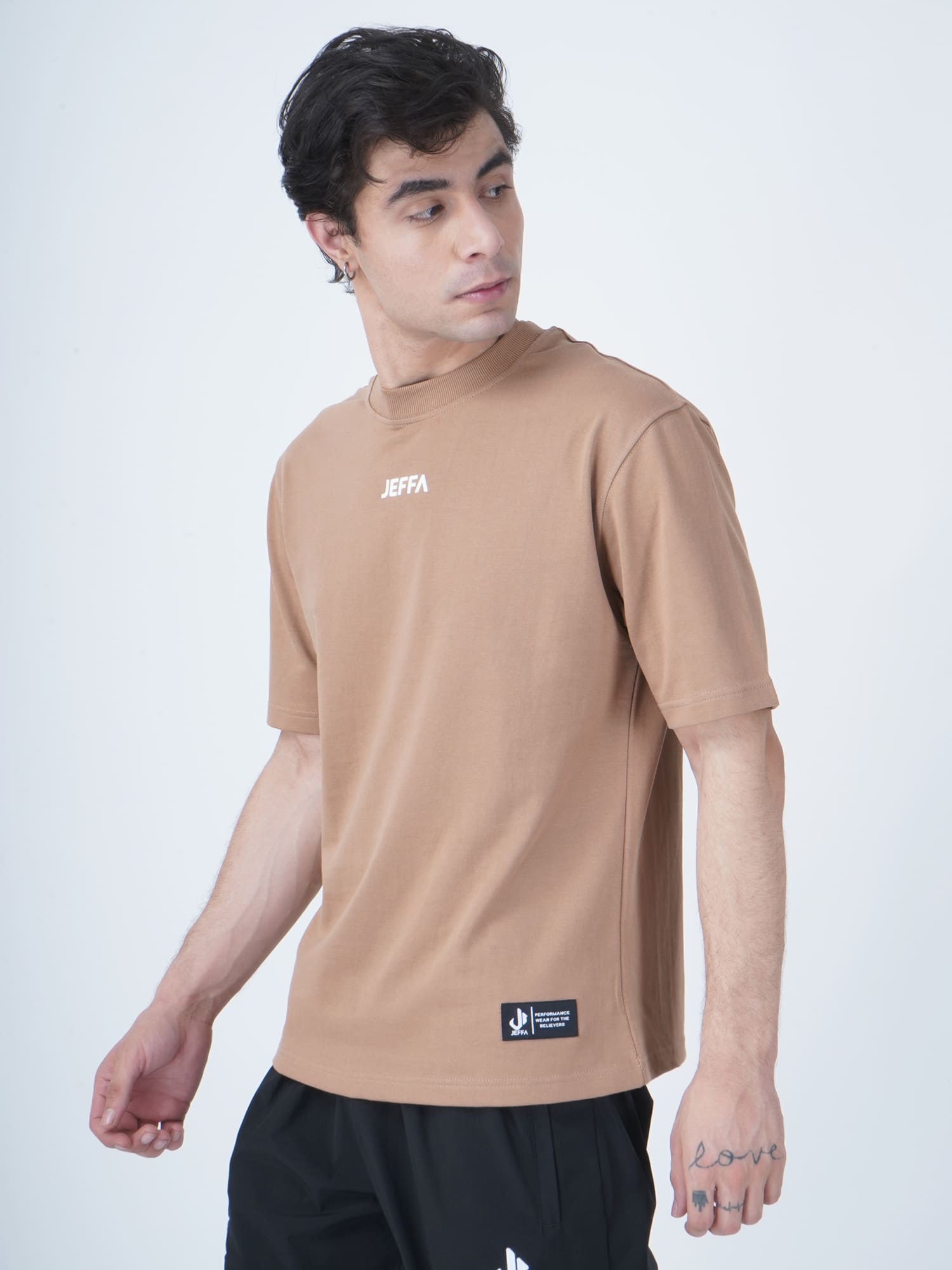 Jeffa Essential Oversized Tshirt Beige