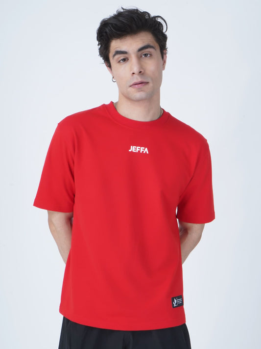 Jeffa Essential Oversized Tshirt Red