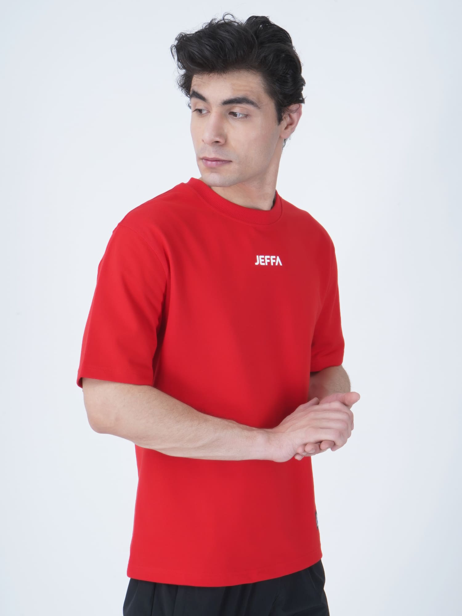 Jeffa Essential Oversized Tshirt Red