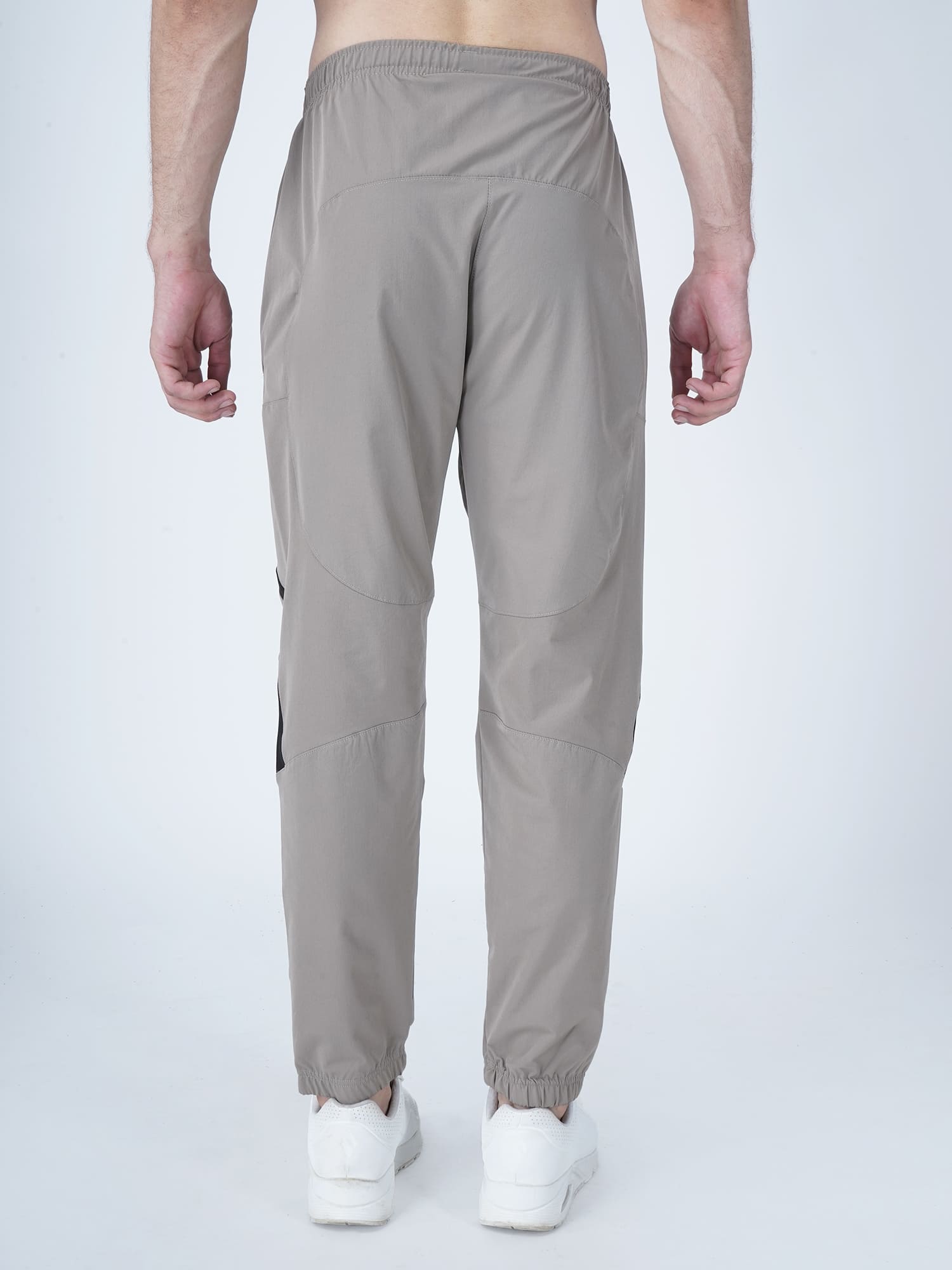 Beige Colour Nylon Jogger