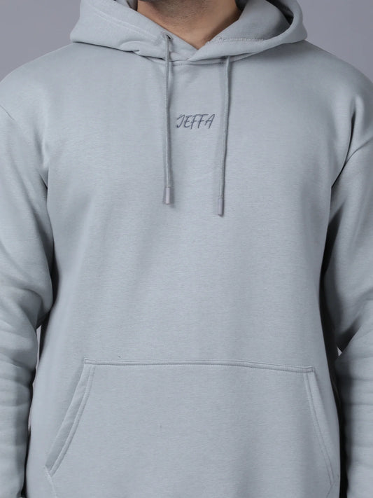 Grey Signature Oversized Hoodie
