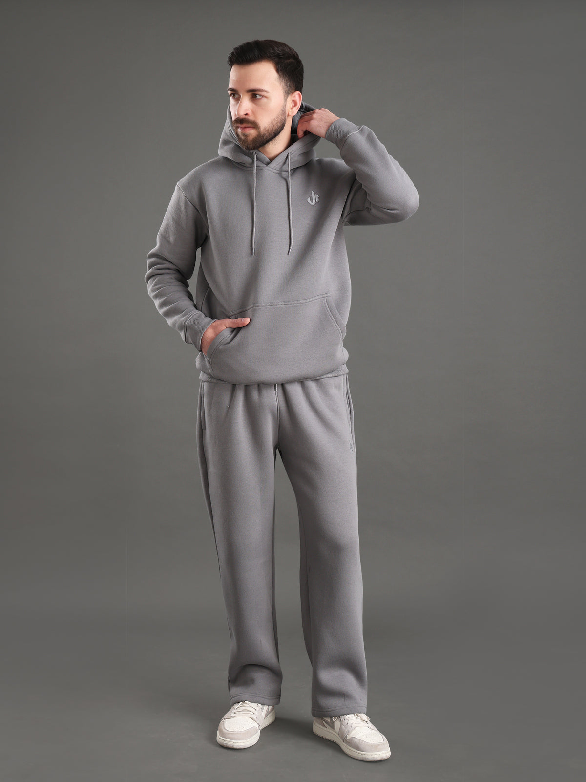 Core Essential Oversized Hoodie (Grey)