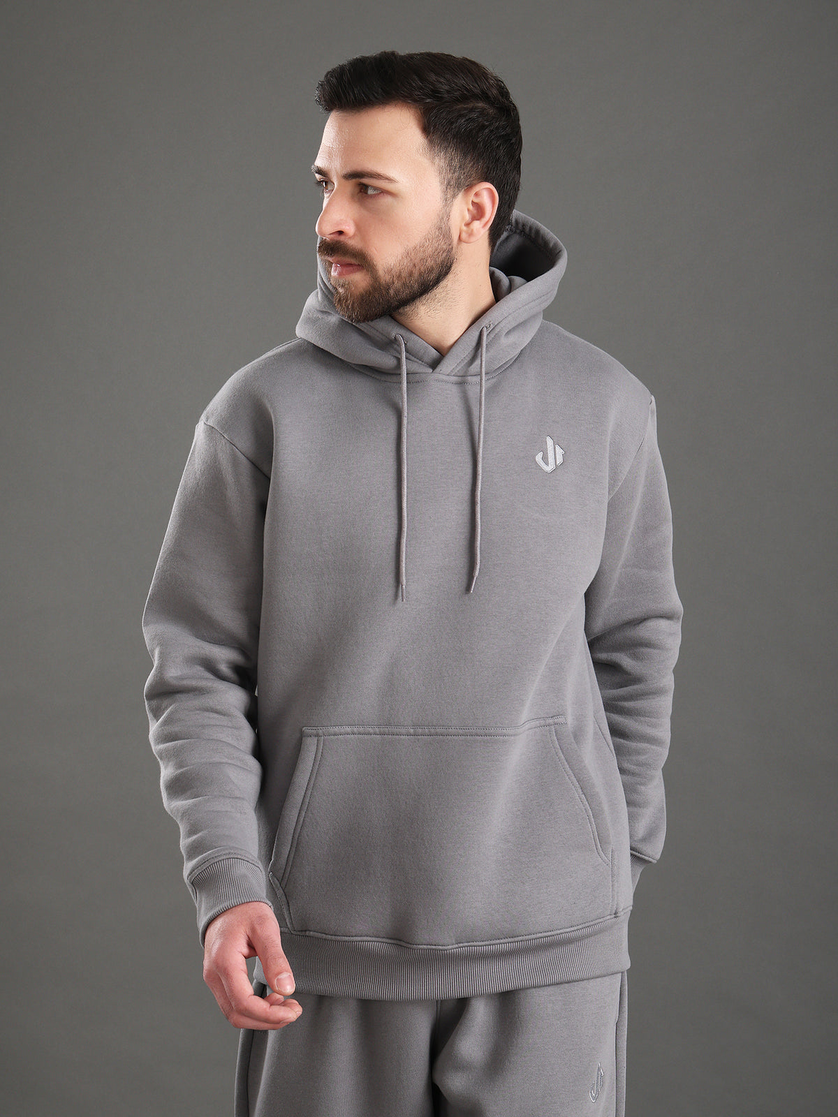 Core Essential Oversized Hoodie (Grey)