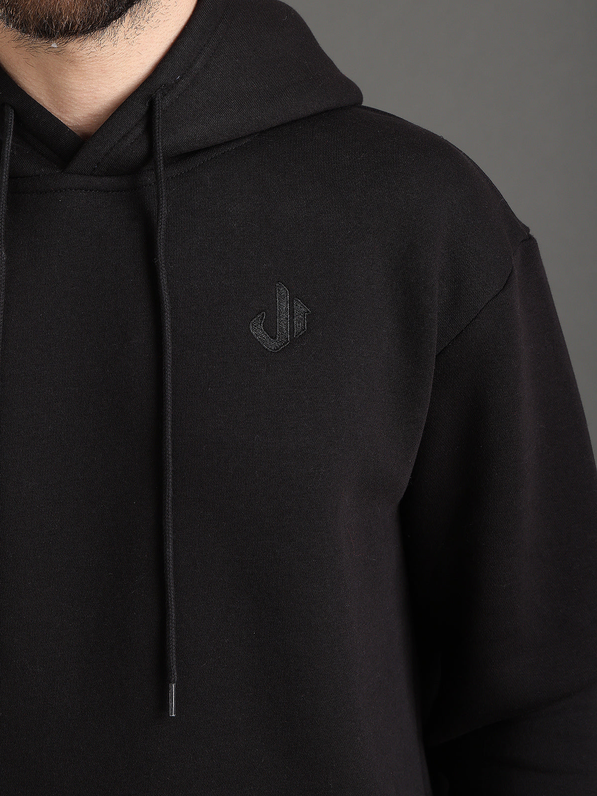 Core Essential Oversized Hoodie ( Black)