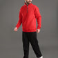 Core Essential Zip-Up Sweatshirt (Red)