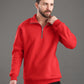 Core Essential Zip-Up Sweatshirt (Red)