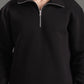 Core Essential Zip-Up Sweatshirt (Black)