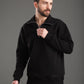 Core Essential Zip-Up Sweatshirt (Black)