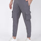 Jeffa Cargo Track Pants in Grey