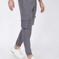 Jeffa Cargo Track Pants in Grey