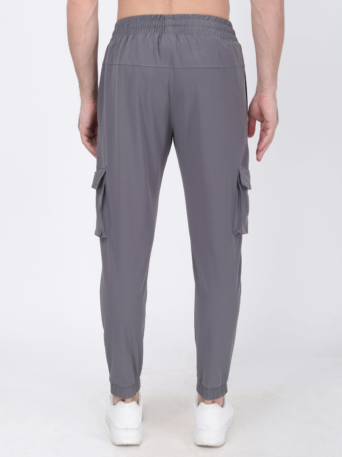 Jeffa Cargo Track Pants in Grey