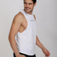 White Deep Cut Training Vest
