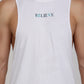 White Deep Cut Training Vest