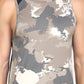 Jeffa Printed Running Vest in Sand
