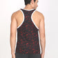 Jeffa Printed Training Vest in Red