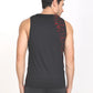 Jeffa Printed Running Vest in Black