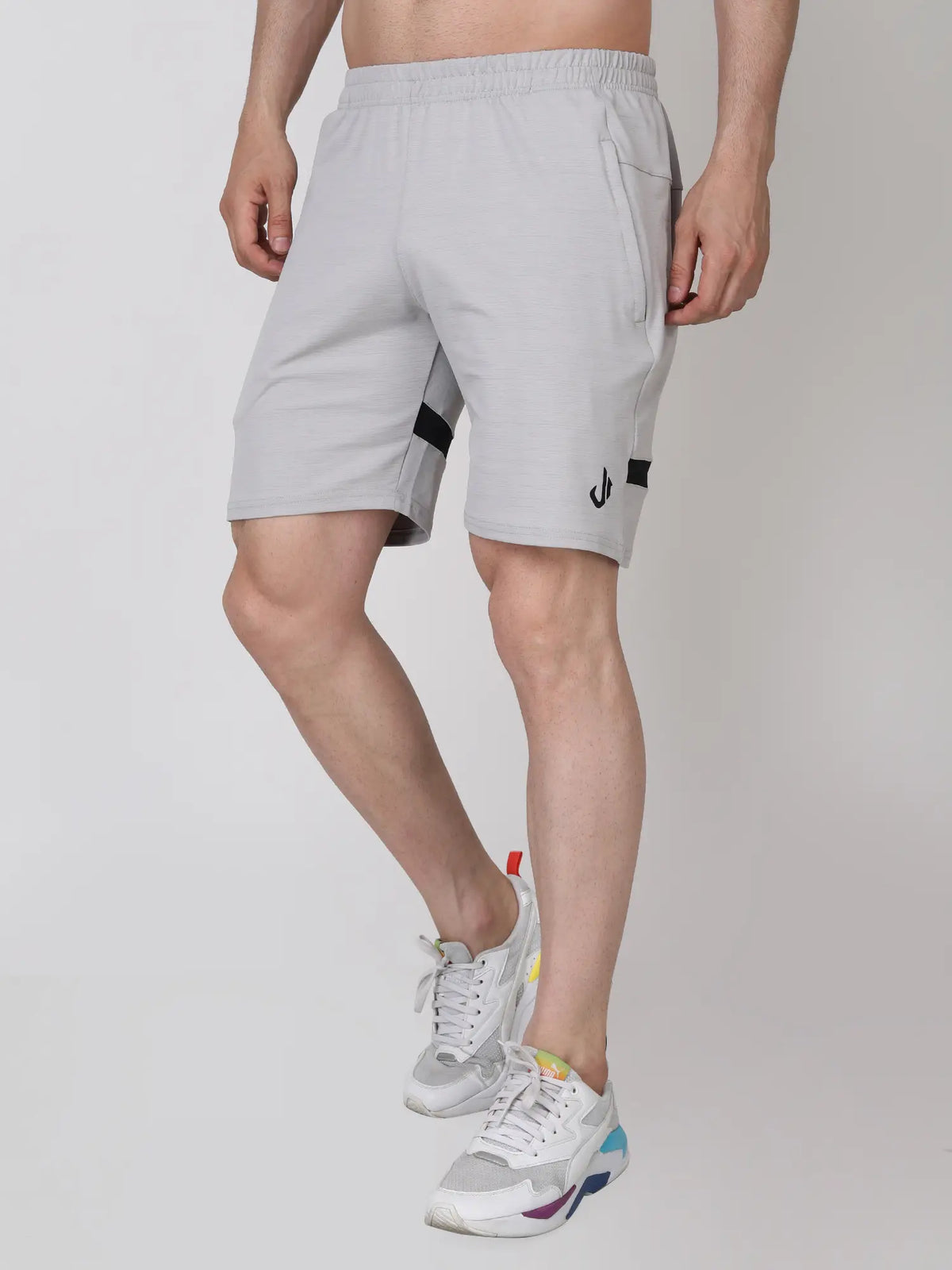 Jeffa Mesh Motion Shorts in Grey