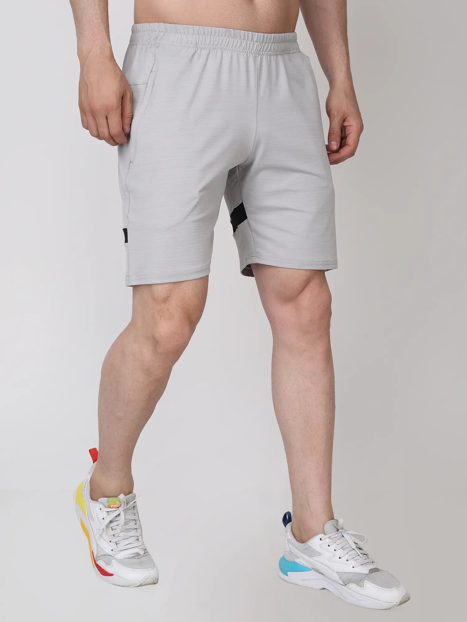 Jeffa Mesh Motion Shorts in Grey