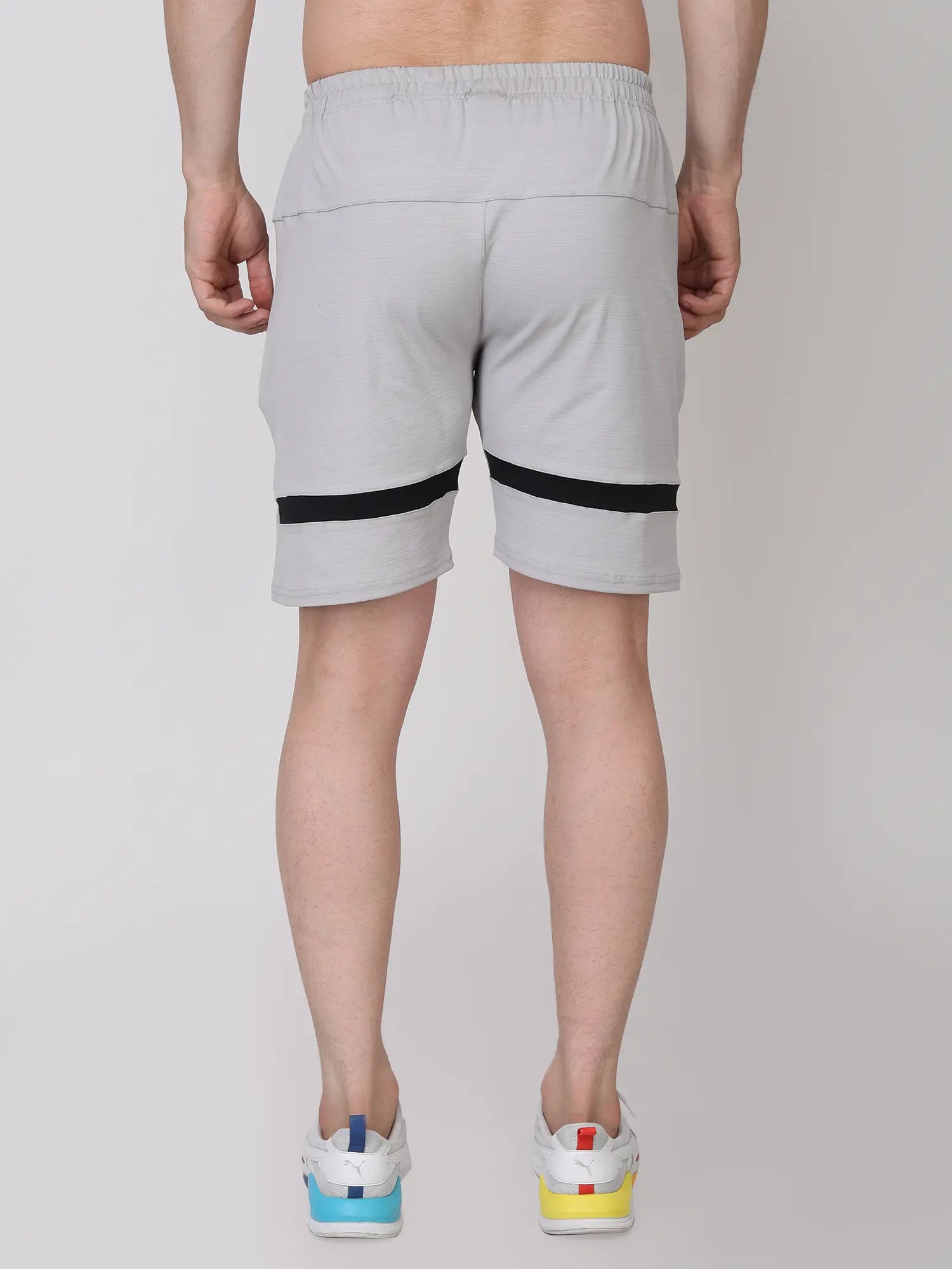 Jeffa Mesh Motion Shorts in Grey