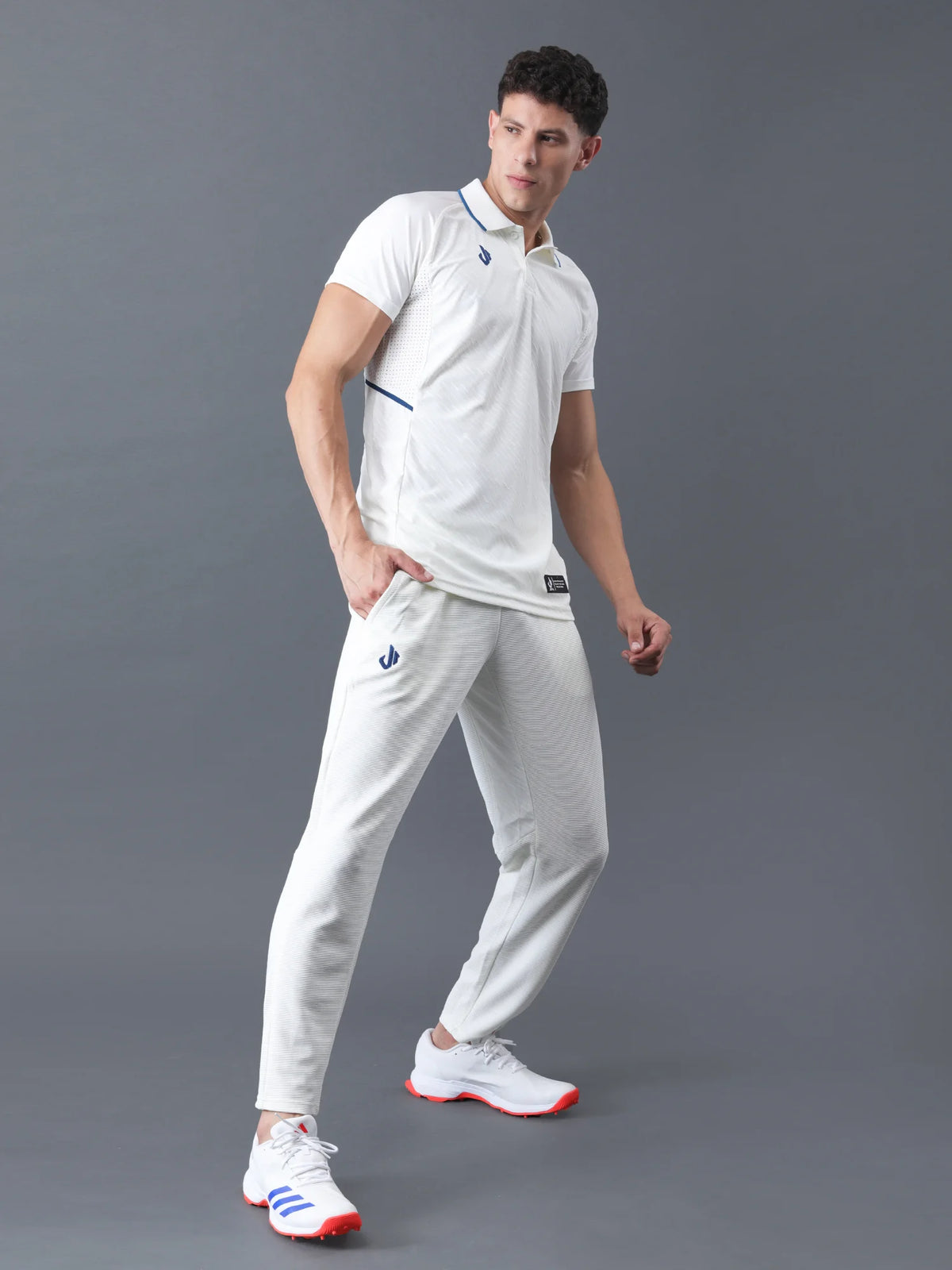 Elite Pro Cricket Whites Tshirt (Half)