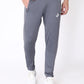 Grey Colour Polyester Track Pants