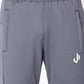 Grey Colour Polyester Track Pants
