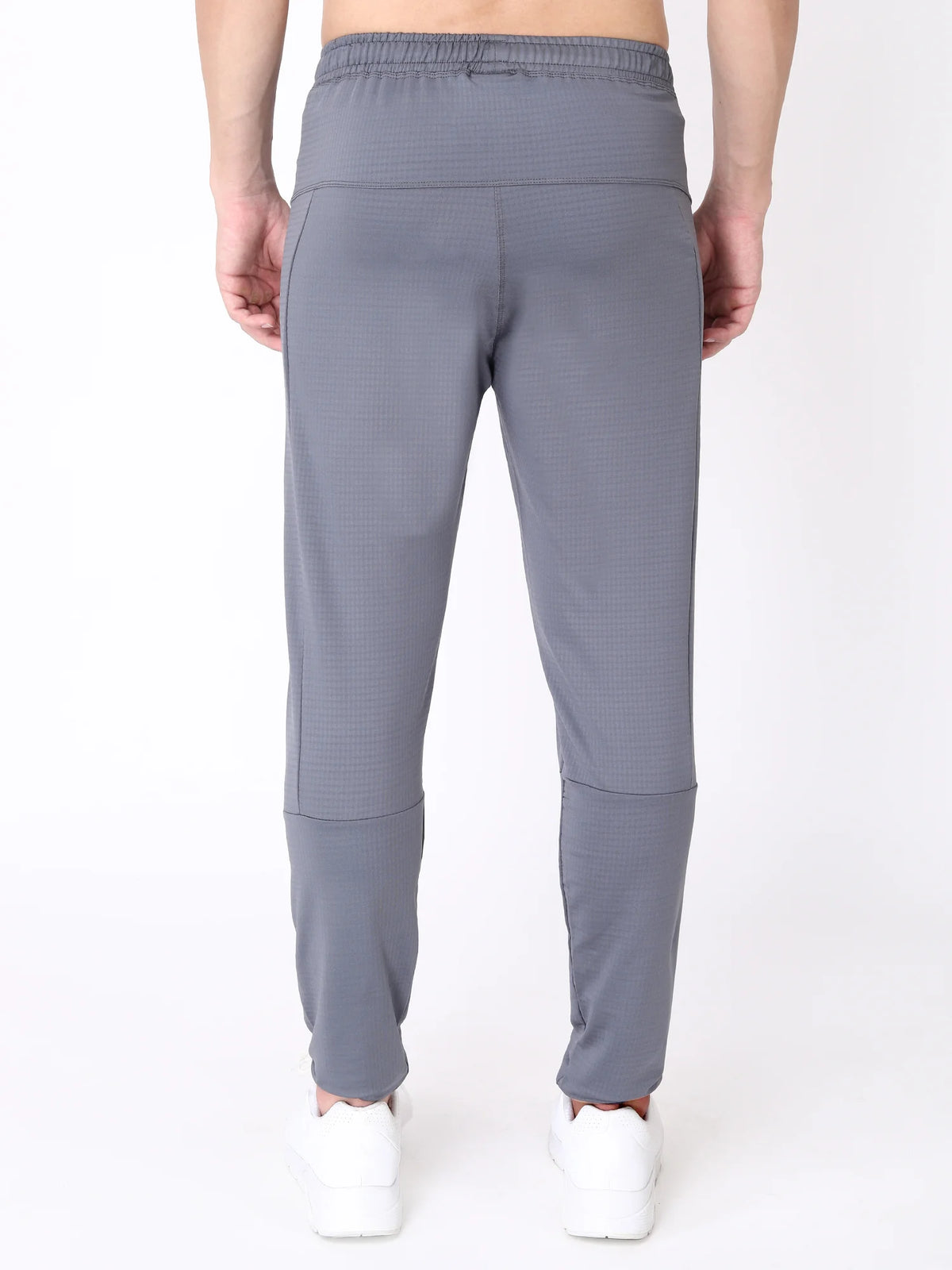 Grey Colour Polyester Track Pants