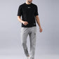 Cotton Track Pants Grey