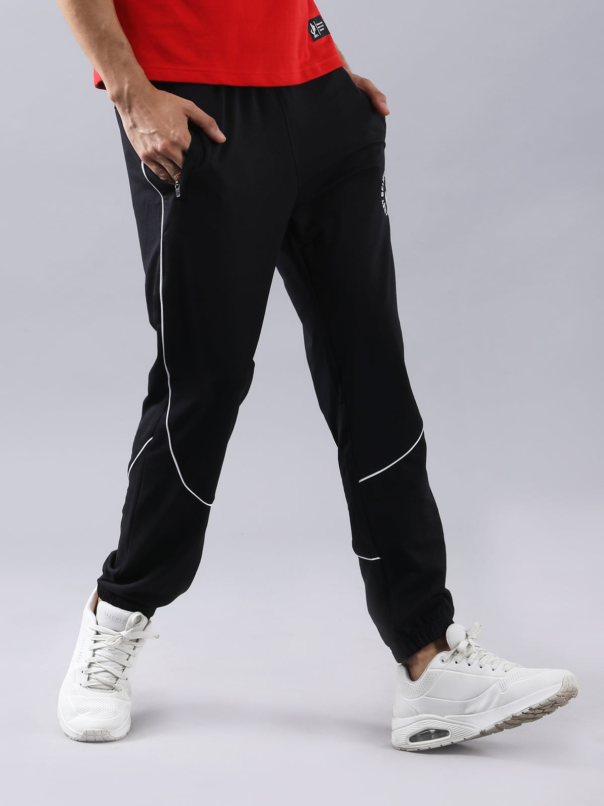Cotton Track Pants Black