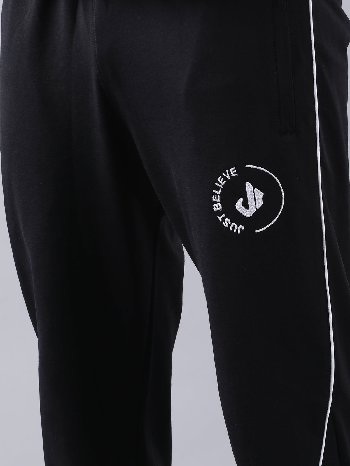 Cotton Track Pants Black