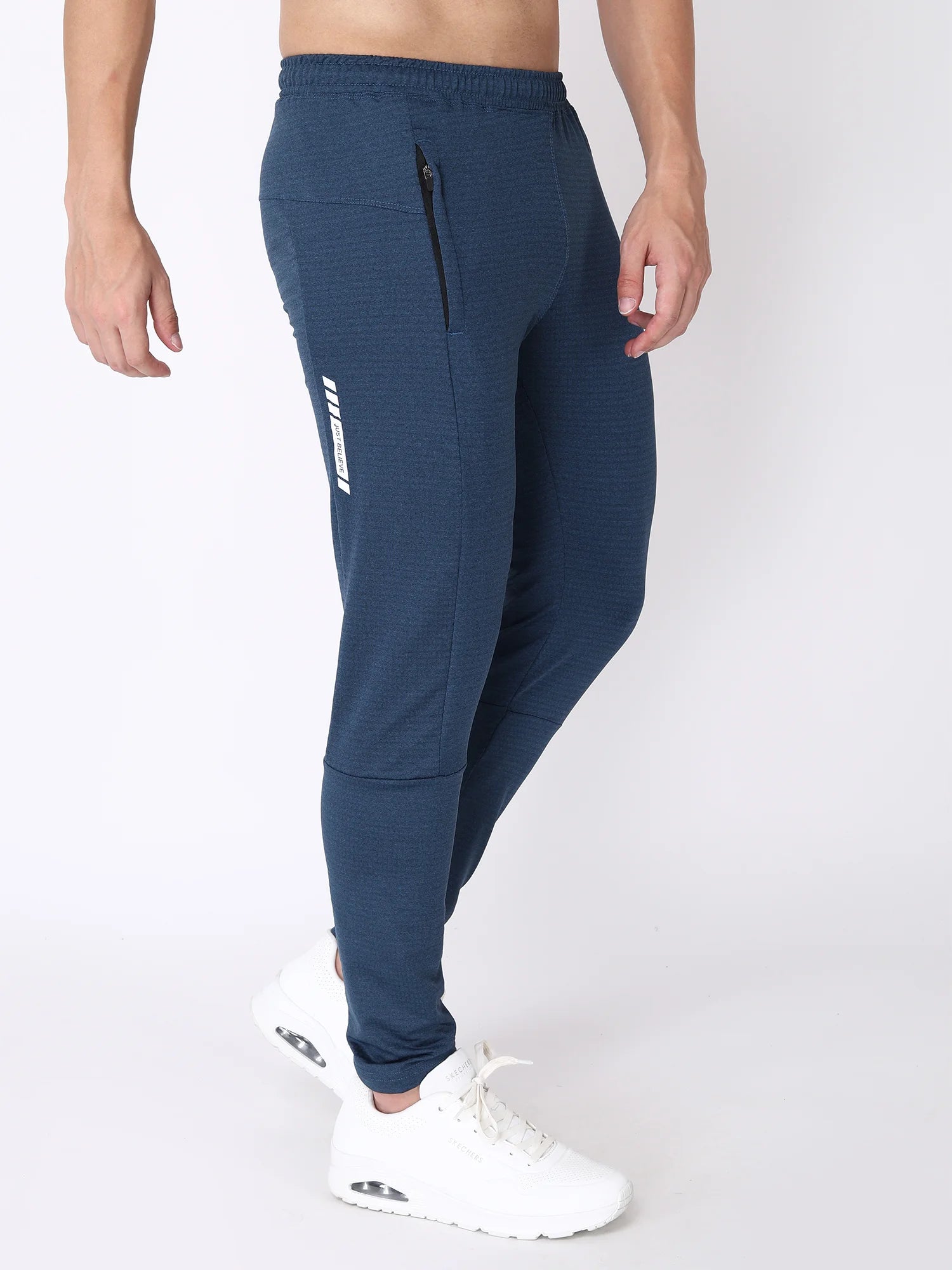 Polyester Track Pants (Blue)