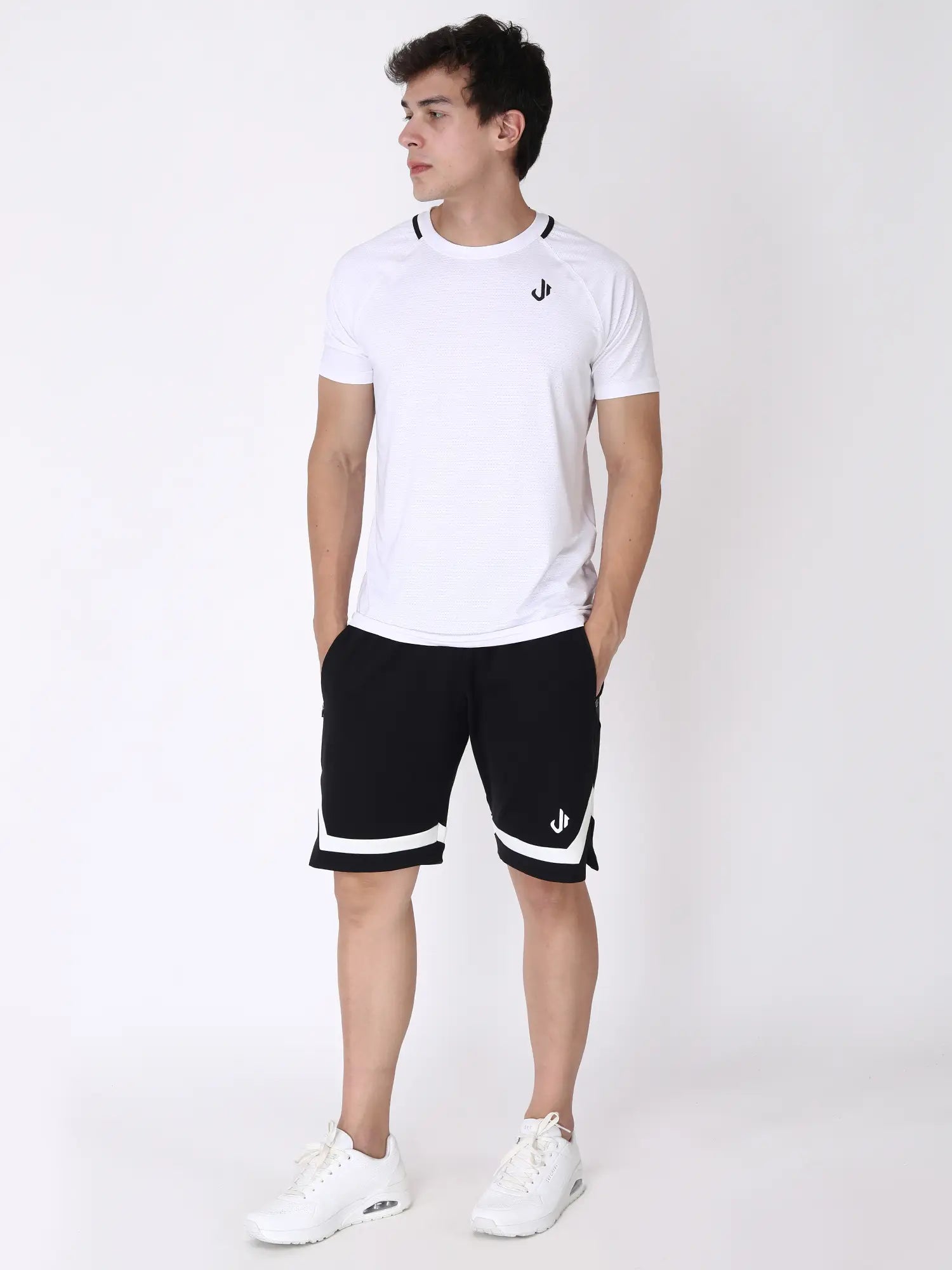 Men in hotsell nylon shorts