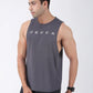 Jeffa Powercore Deep Cut Vest in Grey