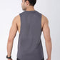 Jeffa Powercore Deep Cut Vest in Grey