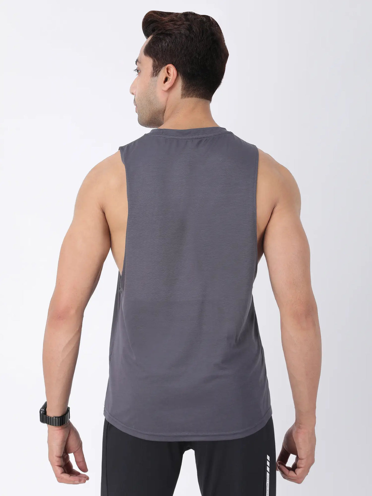 Jeffa Powercore Deep Cut Vest in Grey