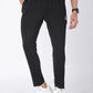 Black Running Track Pants