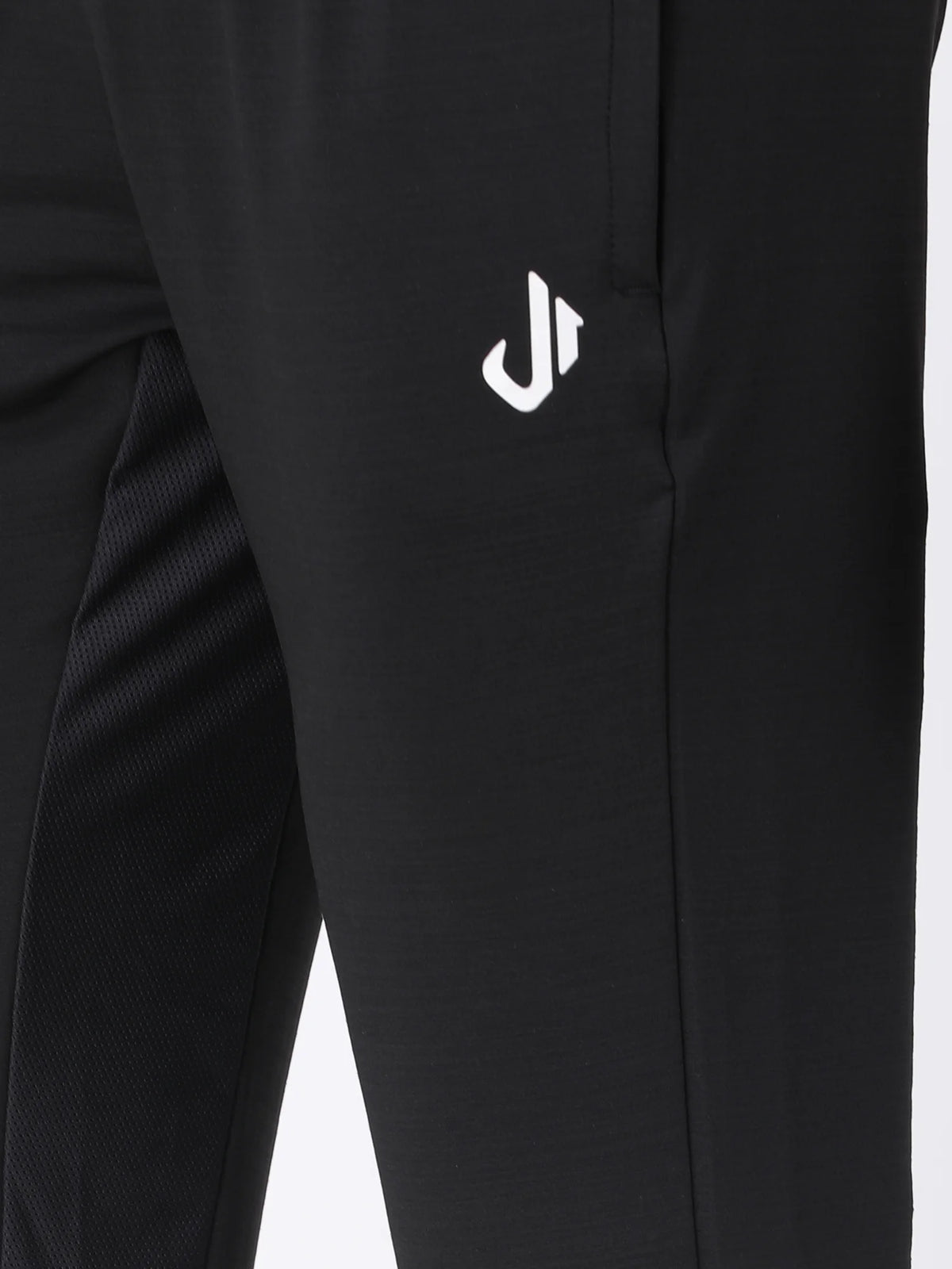Black Running Track Pants
