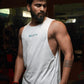 White Deep Cut Training Vest