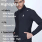Solid Black Woven Training Jacket