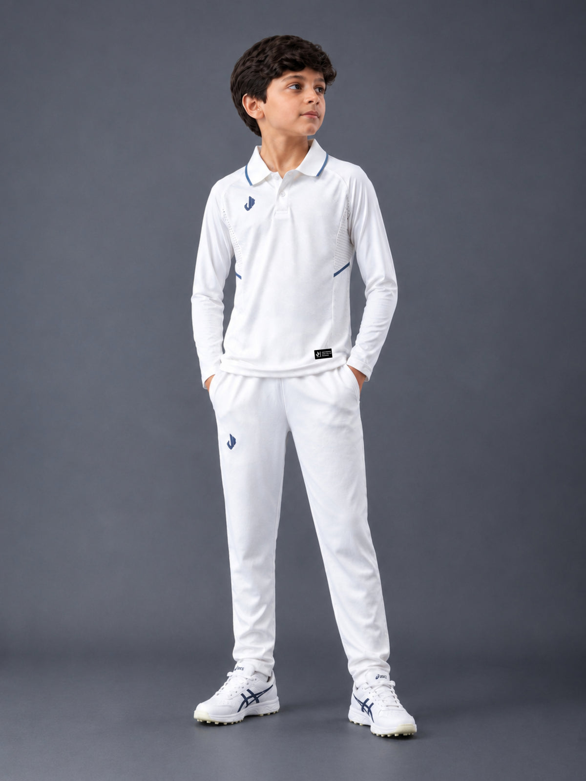 Custom Elite Pro kids Cricket Whites Set
