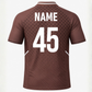 Custom Elite Pro Coloured Cricket Jersey (Brown)