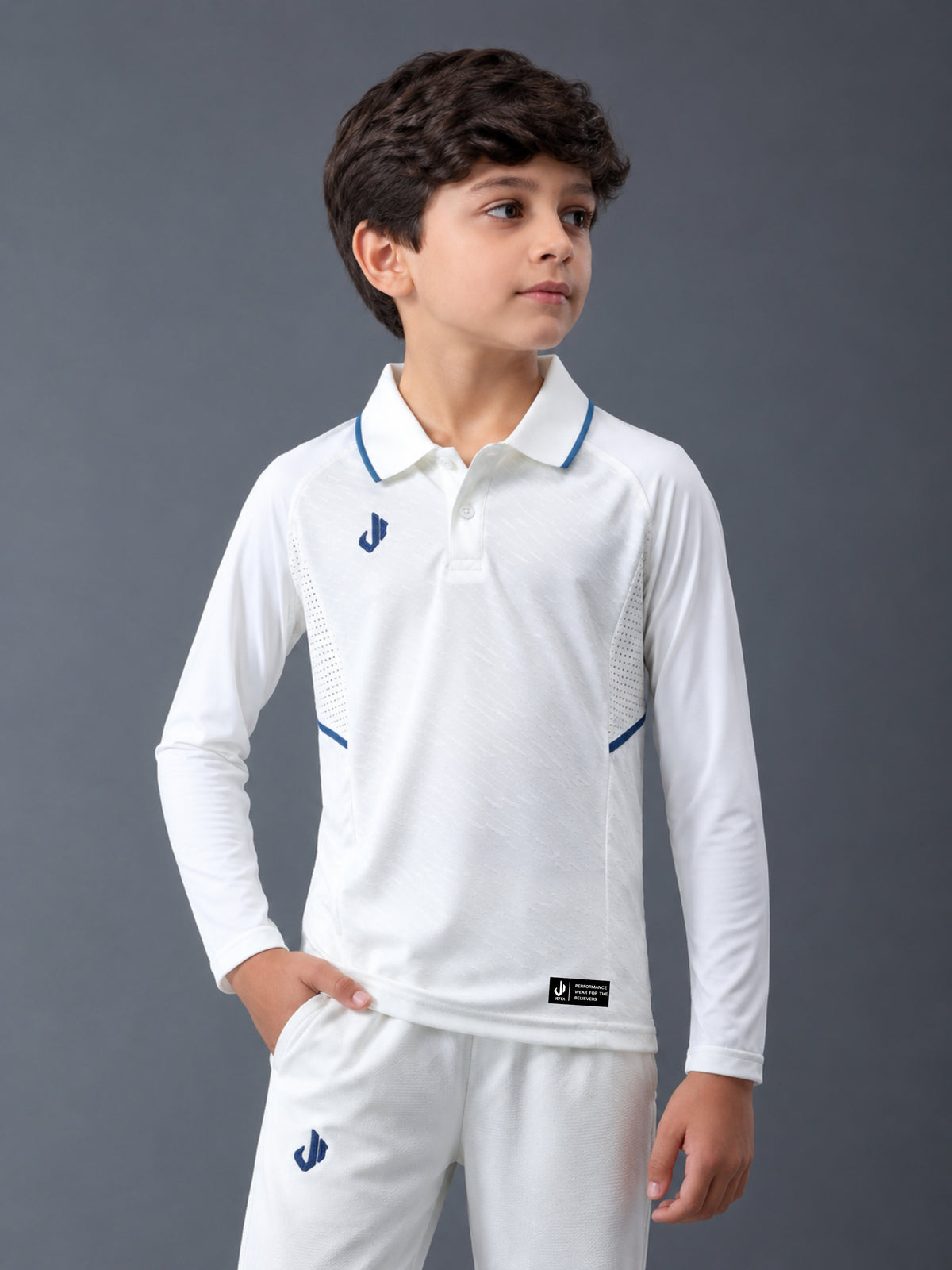 Custom Elite Pro kids Cricket Whites Set